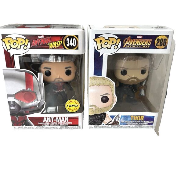 Funko Pop! Lot Of 2 Marvel Bundle Vinyl Figures Collection New w/Protector - Picture 3 of 7
